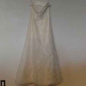 Pale Yellow floor length gown